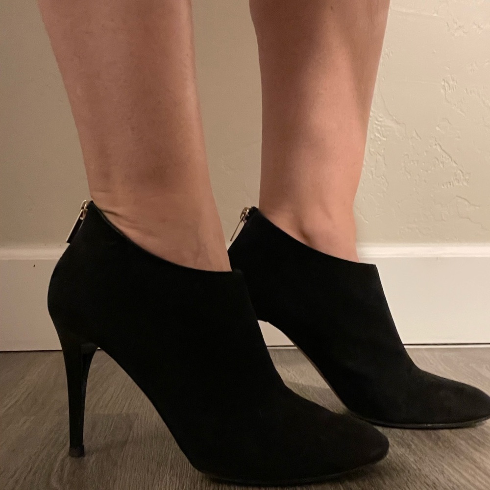 Jimmy Choo Mendez Black Suede Ankle Boots Booties